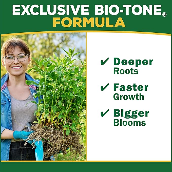 Espoma Organic Rose-Tone 4-3-2 Organic Fertilizer for All Types of Roses and Other Flowering Plants. Promotes Vigorous Green Growth and Abundant Blooms. 18 lb. Bag - 2 Pack