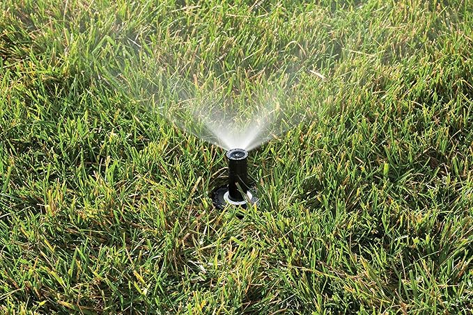 Rain Bird 1802QDSPRS Pressure Regulating (PRS) Professional Dual Spray Pop-Up Sprinkler, 90° Quarter Circle Pattern, 8' - 15' Spray Distance, 2" Pop-up Height (Pack of 2)