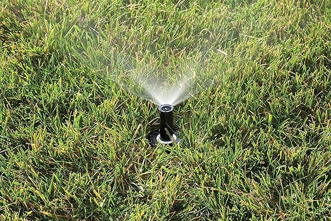Rain Bird 1802QDSPRS Pressure Regulating (PRS) Professional Dual Spray Pop-Up Sprinkler, 90° Quarter Circle Pattern, 8' - 15' Spray Distance, 2" Pop-up Height