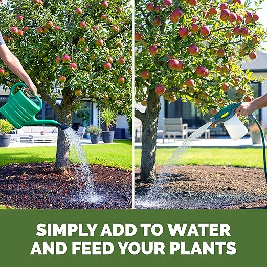 Apple Tree Fertilizer – Liquid Plant Food for Bigger Harvests, Stronger Roots & Healthy Growth, 1 Gallon