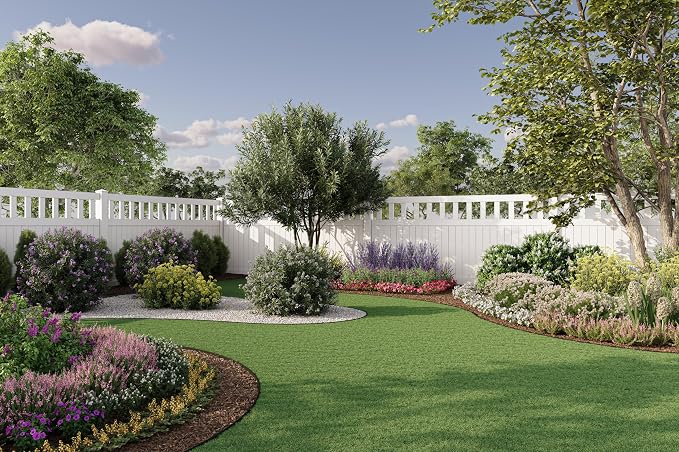 EasyFlex 4-Inch Composite Landscape Edging Kit, 40-Foot, Black