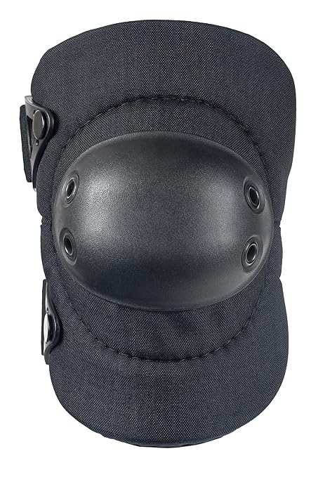 ALTA 53013.00 AltaFLEX Elbow Protector Pad, Black Cordura Nylon Fabric, AltaLOK Fastening, Flexible Cap, Round, Black