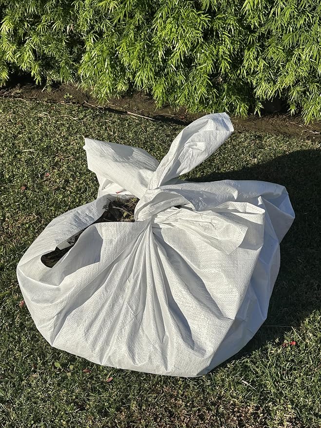 AK TRADING CO. 80 Inch x 80 Inch White Plastic Poly Sheets - Heavy-Duty Landscaping and Gardening Tarp for Easy Cleanup (50)