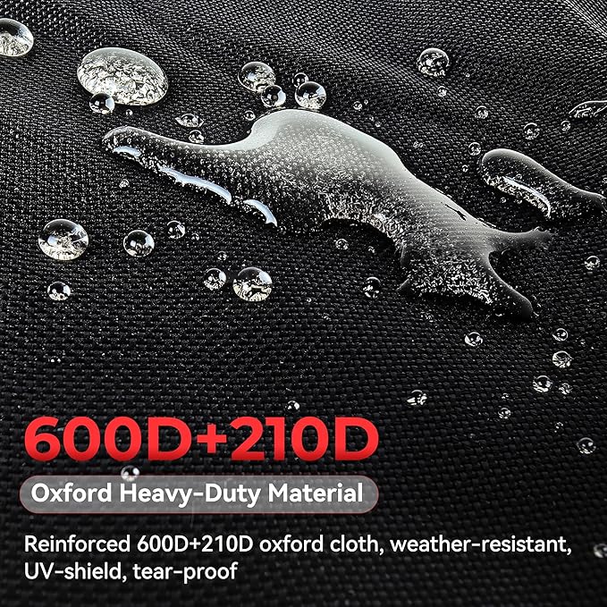 32"L x 24"W x 24"H Generator Tent Cover While Running Heavy Duty Outdoor Generator Covers Shed for Most Generators Up to 15,000 Watt Outside,All-Weather Protection,Black