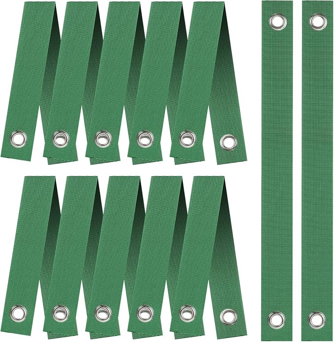 Jevrench 12 PCS Tree Straps for Staking, Tree Support Straps for Guying Staking Newly Planted Sapling Straight and Hurricane Protection, Heavy Duty Tree Stake Straps for Straightening