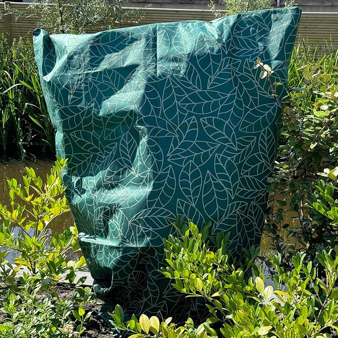 Plant Covers Freeze Protection 59"x91" in 4 Pack | Green Winter Frost Blankets for Outdoor Plants | Reusable Garden Cover Bags with Zipper Drawstring | Cold Weather Shrub Protection Cloth
