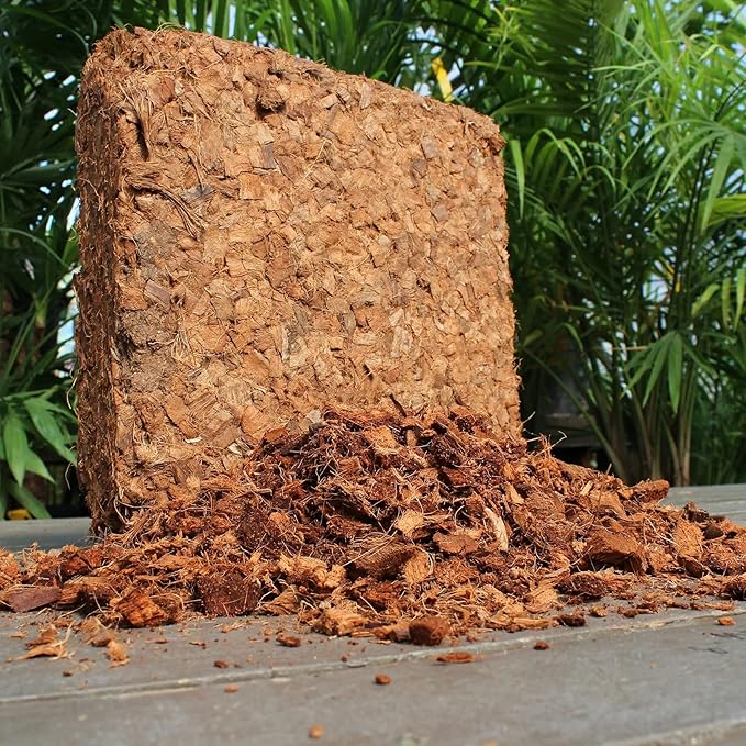 Worm Bliss (2 Gallons) + Coco Chips for Plants (10lbs) - Coco Coir Chips & Organic Worm Castings for Plants - Earthworm Castings Organic Fertilizer for Plants - Coconut Mulch Coconut Brick for Plants