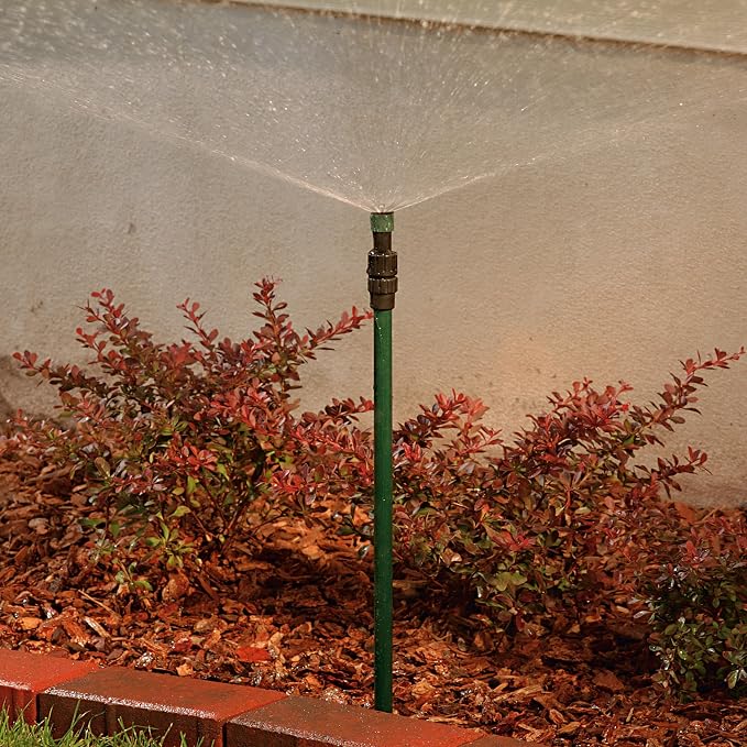 Orbit 37332 26-48" Adjustable Aluminum Sprinkler Riser with 12-ft Pattern Nozzle