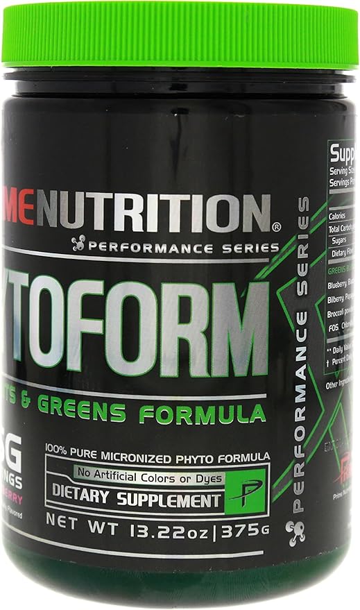 Phytoform | Fruits & Greens | Prime Nutrition | 375g | 30 Servings (Kiwi-Strawberry)