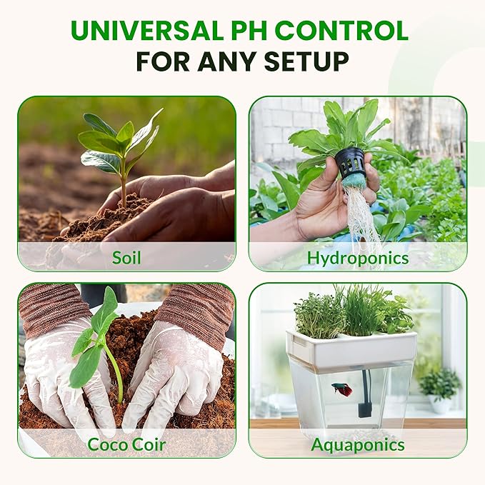 Humboldts Secret pH Up and pH Down Control Kit | Liquid Nutrient Solution Balancer for Plants | for Soil, Hydroponic, Coco, and DWC Systems | Supports Nutrient Absorption and Growth | 1 Gallon