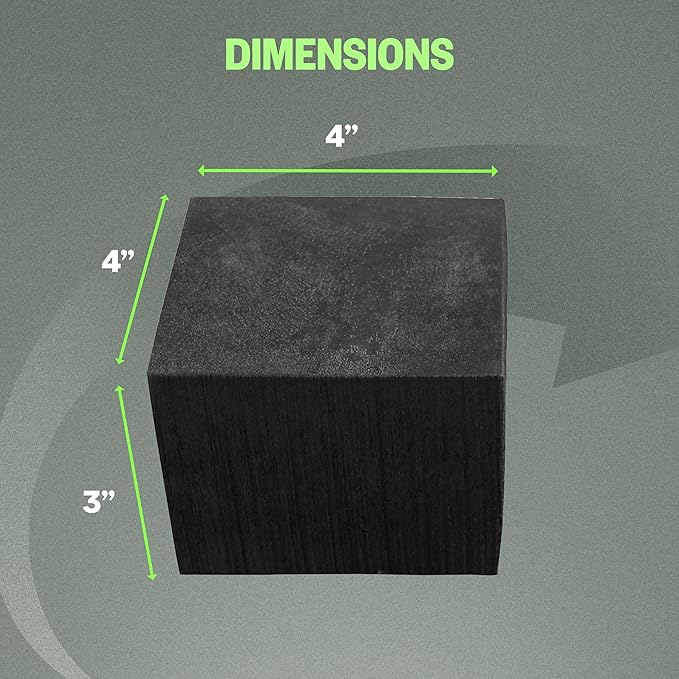 XCEL Floral Foam Blocks - Reusable, Weather Resistant Craft Foam for Artificial Flower Arrangements, Faux Florist Foam Planters Florist Supplies (Black 4" x 4" x 3" - 8 Pack)
