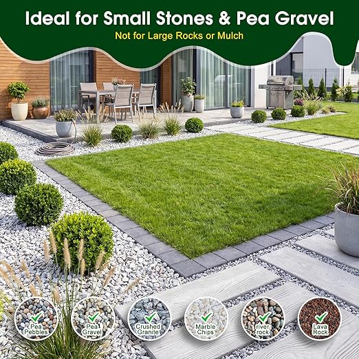 Teexpert 1 Gallon Rock Glue for Landscaping – Strong Pea Gravel Binder & Stone Adhesive for Walkways, Yards, Patios, and Decorative Driveway Edges