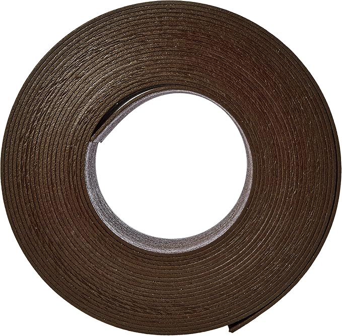 Amazon Basics Flexible Landscape Edging Coil for Garden Border, Flower Beds, Lawn and Pathways, 5 inch x 40ft, Brown, 10 Stakes