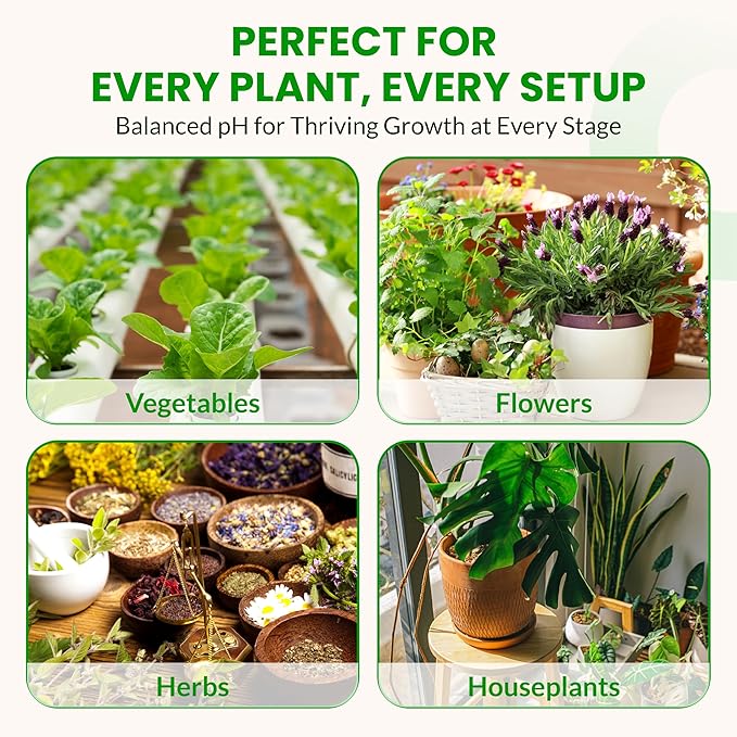 Humboldts Secret pH Up and pH Down Control Kit | Liquid Nutrient Solution Balancer for Plants | for Soil, Hydroponic, Coco, and DWC Systems | Supports Nutrient Absorption and Growth | 2.5 Gallon