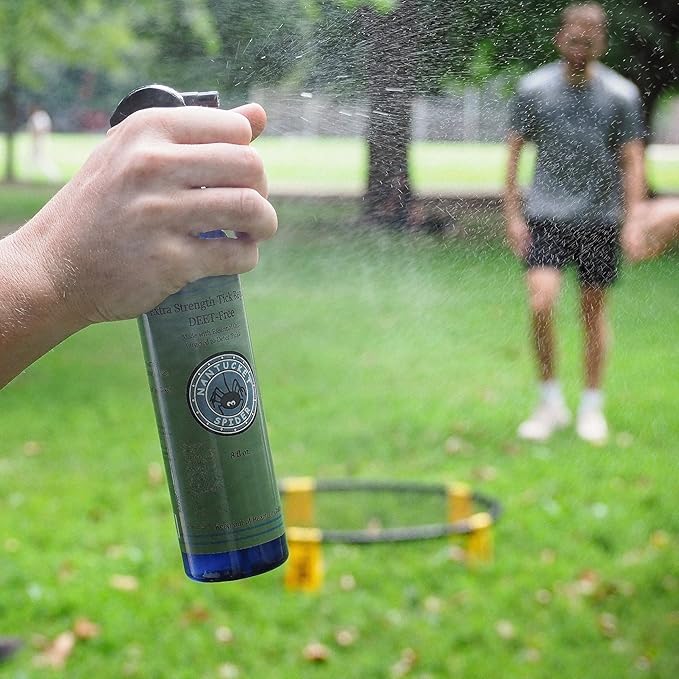Nantucket Spider Tick Repellent Spray (8 oz) | DEET-Free | Essential Oil Tick Repellent | Made in USA