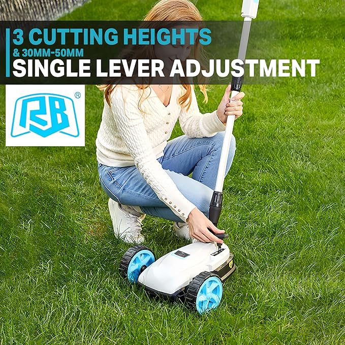 9" Lawnmower with 40V 2.0Ah Battery & Charger and 17" String Trimmer with 40V 4.0Ah Battery & Fast Charger & .095" Line