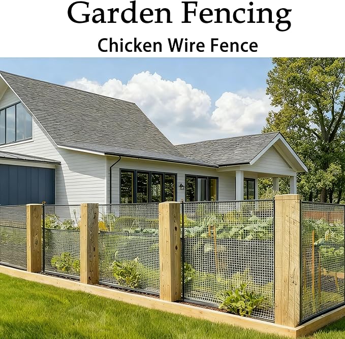 Hardware Cloth 1/2 inch 48" x 100ft, 19 Gauge Hot-Dip Galvanized After Welding — Heavy Duty Welded Wire Mesh Roll for Chicken Run, Rabbit Fence, Garden Protection, Poultry Netting | Hot-Dip Galvanized After Welding