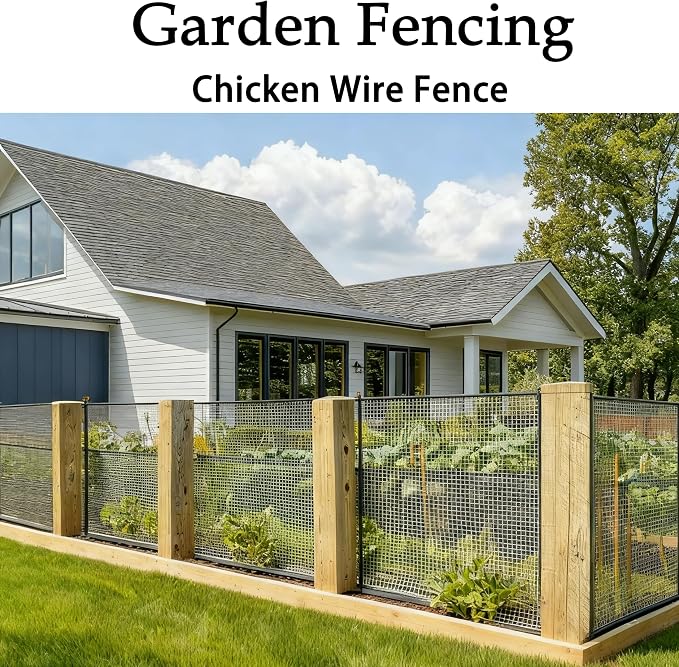 Hardware Cloth 1/4 inch 48" x 100ft, 23 Gauge Galvanized After Welding — Heavy Duty Welded Wire Mesh Roll for Chicken Coop Fences, Garden Beds, Poultry Netting, Snake & Predator Proof | Welded Wire Mesh Roll
