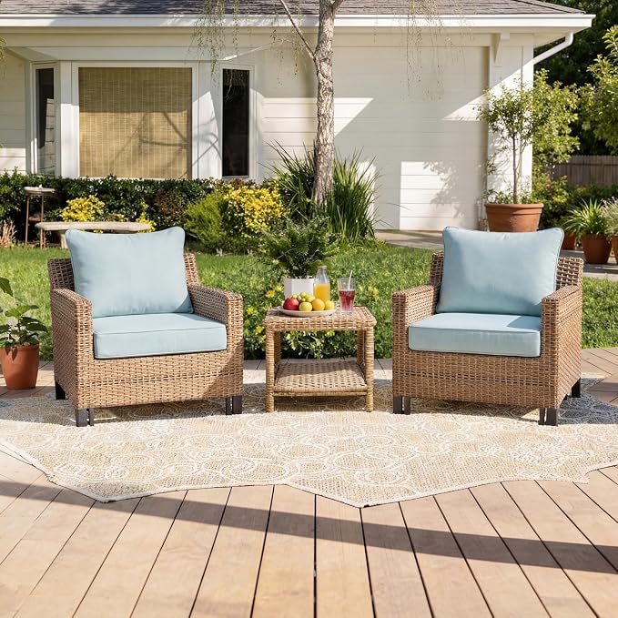 Art Leon Waterproof Outdoor Seat Cushion 24"x 24" 30D High Density Foam Patio Chair Cushions with Non-Slip Backing Patio Cushions for Patio Furniture Porch Swing Garden Bench Camping Stadium Grey