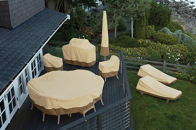 Classic Accessories Veranda Water-Resistant 75 Inch Patio Bench Cover, Patio Furniture Covers