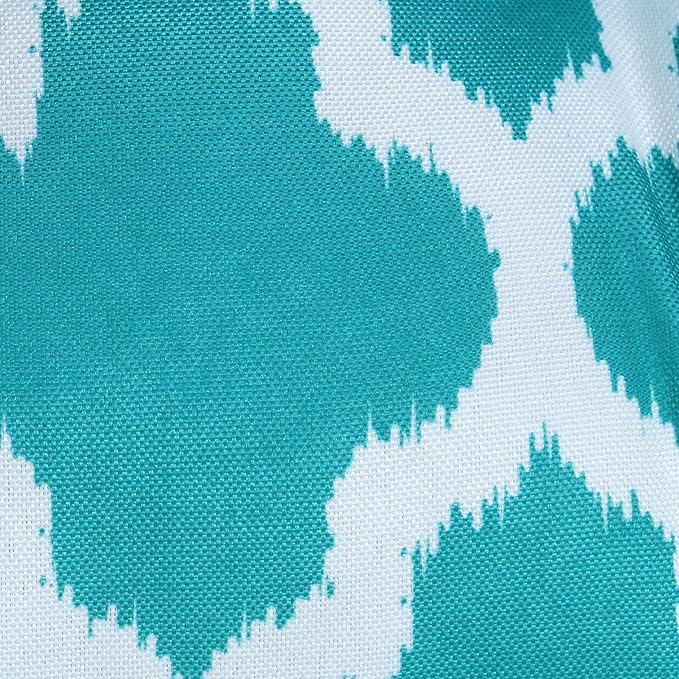 Sweet Home Collection Patio Cushions Outdoor Chair Pads Premium Comfortable Thick Fiber Fill Tufted 19" x 19" Seat Cover, 2 Count (Pack of 1), Tessa Teal 4