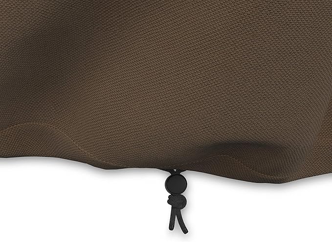 Amazon Basics 3-Seater Outdoor Couch and Patio Furniture Cover, Waterproof Lounge Sofa Cover, UV Resistant, Click-Close Straps, 78" x 38" x 29", Beige/Tan
