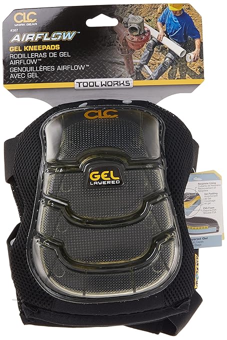 CLC Custom Leathercraft 367 Airflow Gel Kneepads , Black