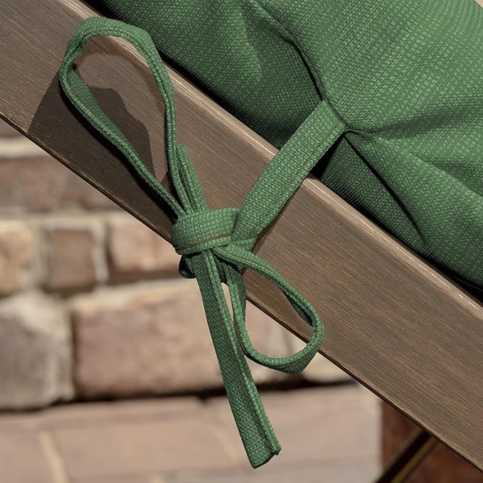 Arden Outdoor Chaise Lounge Cushion, 22 x 77, Rain-Proof, Fade Resistant Bright Moss Green Leala