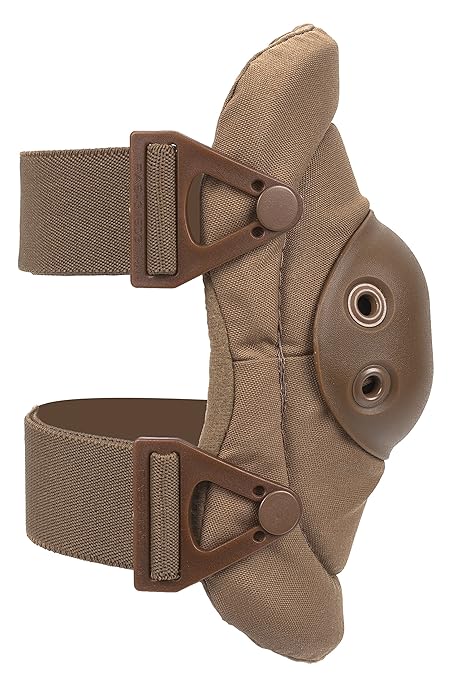 Alta 53013.14 AltaFLEX Elbow Protector Pad, Coyote Cordura Nylon Fabric, AltaLOK Fastening, Flexible Cap, Round, Coyote (Pack of 2)