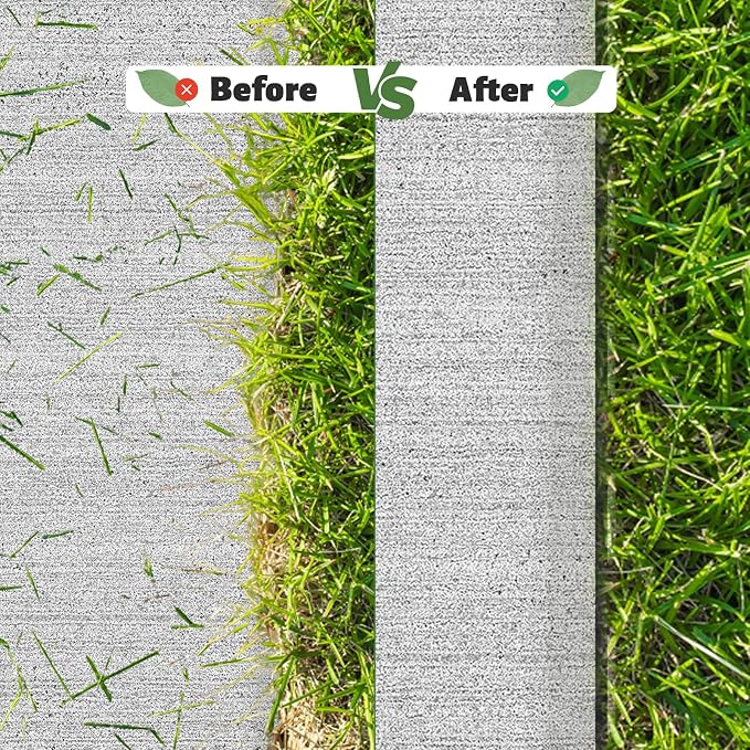Landscape Edging - 2" High x 66 FT, Plastic Garden Edging Border with 200 Plastic Spikes, No Dig Lawn Edging for Lawn, Flower Beds, Yard, Garden Bed and Landscaping