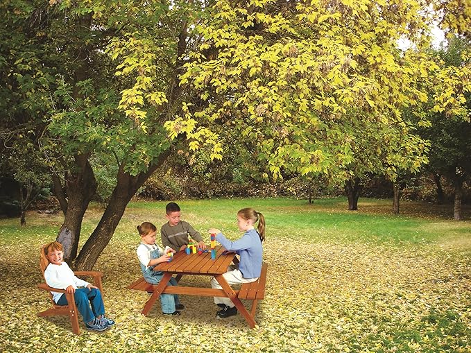 Maxim Child’s Adirondack Chair. Kids Outdoor Wood Patio Furniture for Backyard, Lawn & Deck