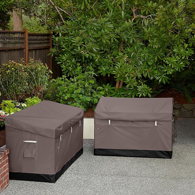 Classic Accessories Ravenna Water-Resistant 85 Gallon Deck Box, outdoor storage box
