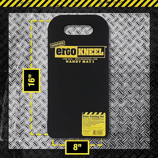 Foam Kneeling Pad – Extra Thick 1” Kneeling Mat 8” x 16” | Working Pad for Knees & Back | Heavy-Duty Anti-Fatigue Knee Cushion | Portable Industrial Kneeling Pad, Garden Mat