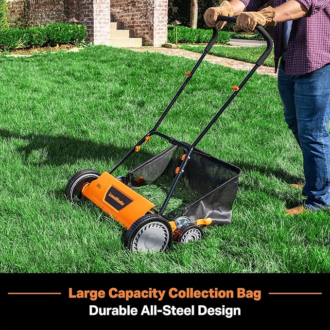 LawnMaster 20” 5-Blade Push Reel Mower – LMRM2001