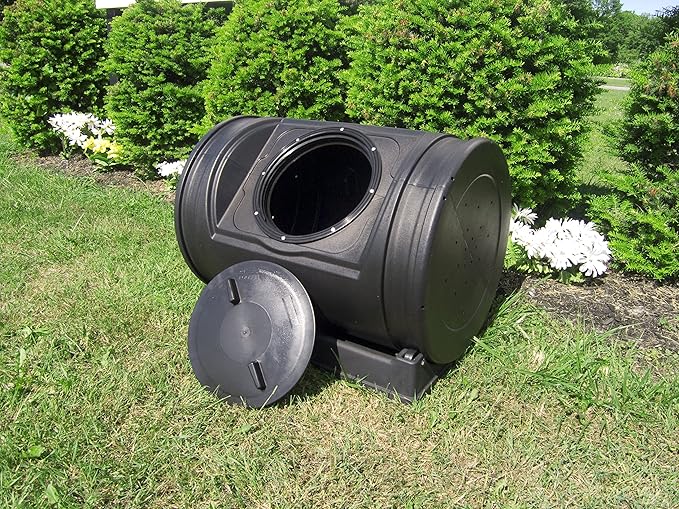 Good Ideas EZCJR-BLK 7-Cubic-Foot Compost Wizard Jr., Black