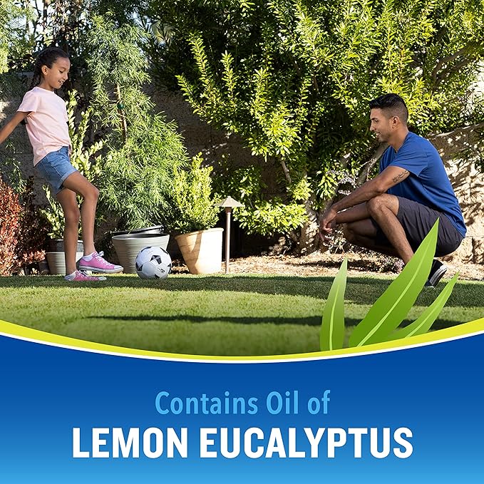 Cutter Lemon Eucalyptus Insect Repellent 4 Ounces, DEET-Free Pump Spray, 6 Pack