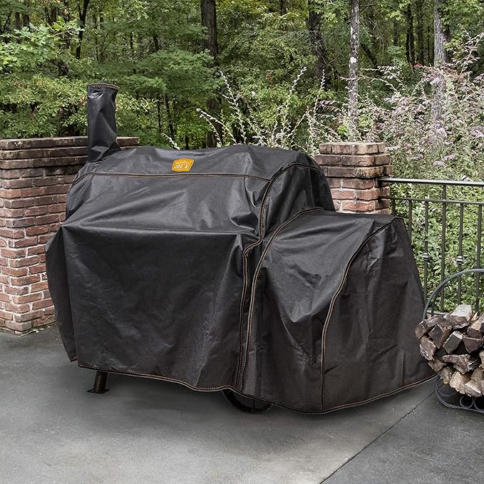Oklahoma Joe's Highland Offset Smoker Cover and Charcoal Firebox Basket