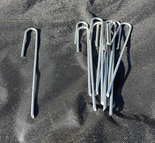 Sandbaggy 1500-Pack DRIP TUBING Stakes Landscape Staples | 5 inch Length - 11 Gauge Heavy Duty | Drip Anchors | Landscape Pins | Garden Lawn Nails | Designed to Hold Drip Tubing Up to 1/2" Diameter