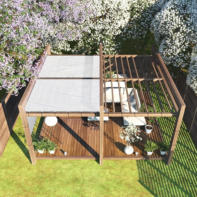 ColourTree Customized Size 6' x 137' White Fence Screen Privacy Screen - Commercial Grade 170 GSM - Heavy Duty - 3 Years Warranty - Cable Zip Ties Included