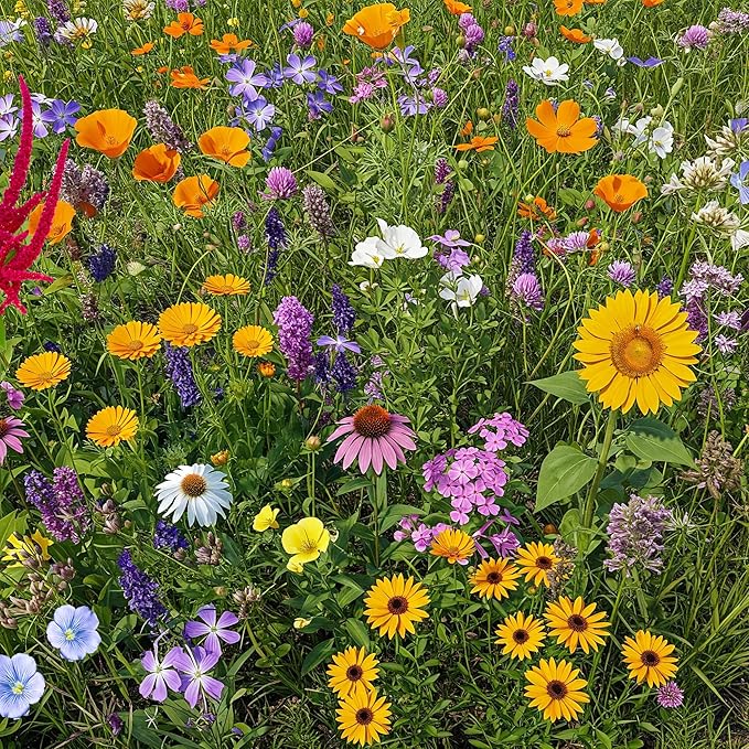 Ferry Morse Wildflower Seeds Mix - Non-GMO, Pollinator Friendly, Pollinator Garden - 1 lb - Other