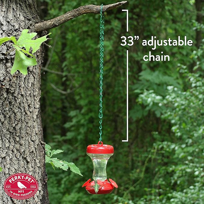 Perky-Pet 33 in Hanging Chain for Bird Feeders - Easily Hang Bird Feeders from Tree Branches, 65T - 33" long & holds up to 16 lb - Rust Resistant Chain