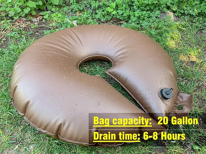 All New Extra Large 20 Gallon Tree Watering Ring/Bag(2 Pack),Deep Root&Slow Release&Automatic Drip Irrigation Watering System, Low-Profile Great for Multi-Trunk Newly Planted Small Trees and Shrubs