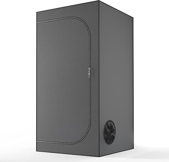 TopoLite 24"x24"x48" Grow Tent Garden Growing Dark Room with Heavy Duty Reflective Mylar for Indoor Growing 2'x2'